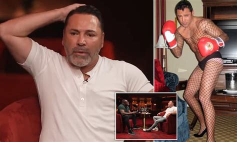 Oscar De La Hoya reveals the REAL reason he wore fishnets in。